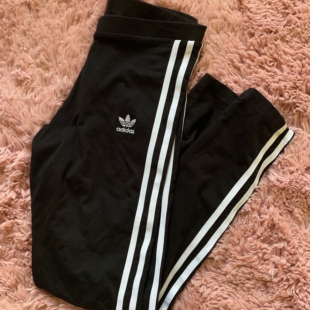 NWOT Adidas Three Stripe Leggings